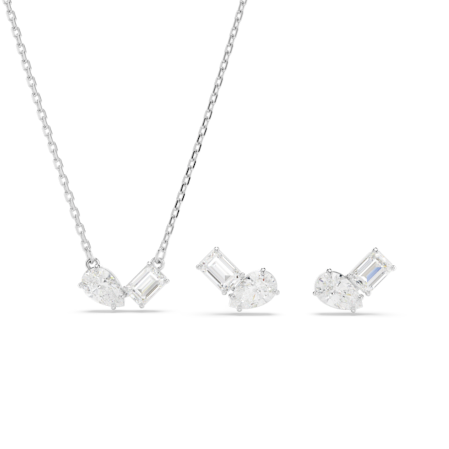 Resim Mesmera Set, Karışık kesimler, Beyaz, Rodyum kaplama