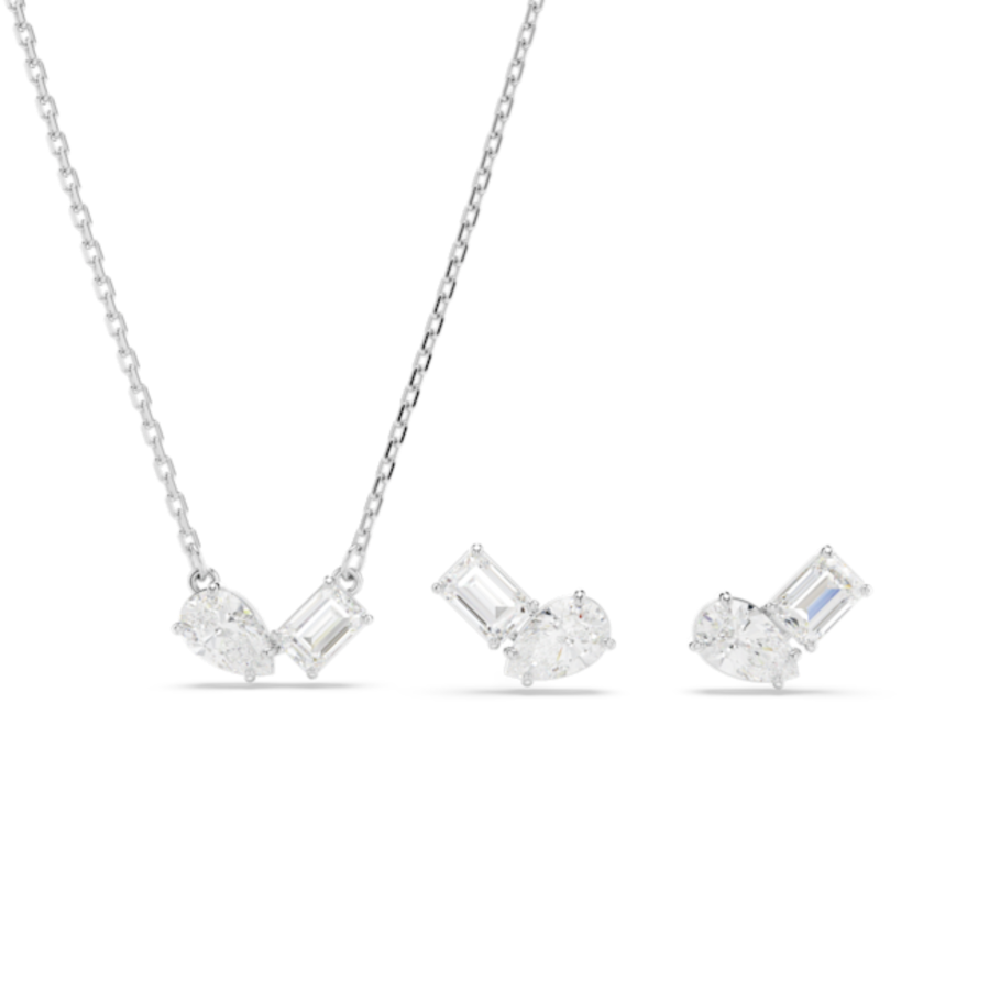 Resim Mesmera Set, Karışık kesimler, Beyaz, Rodyum kaplama