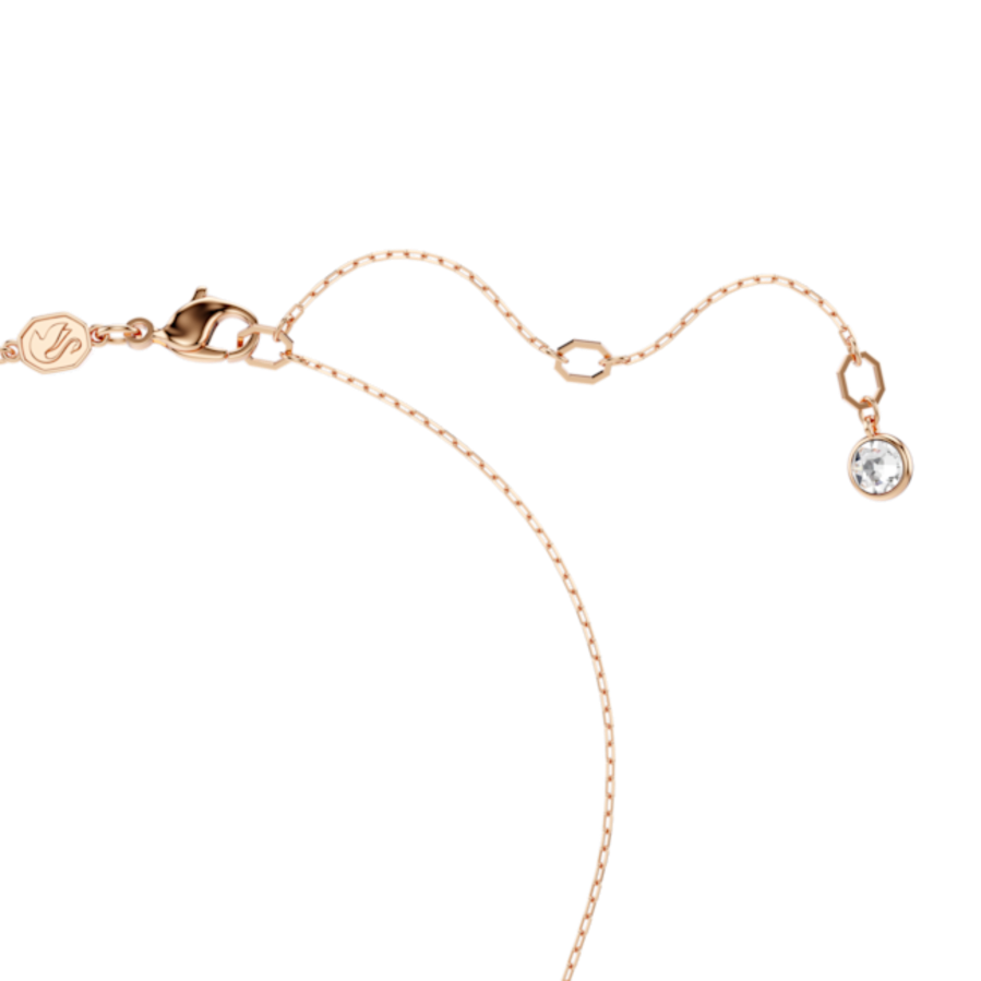 Resim Luna Kolye, Kristal inci, Ay, Çok renkli, Pembe altın rengi kaplama