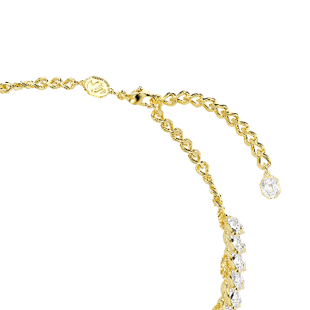 Resim Idyllia Gerdanlık, Oval kesim, Beyaz, Altın rengi kaplama