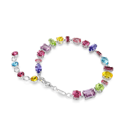 Resim Gema Bileklik, Karışık kesimler, Çok renkli, Rodyum kaplama