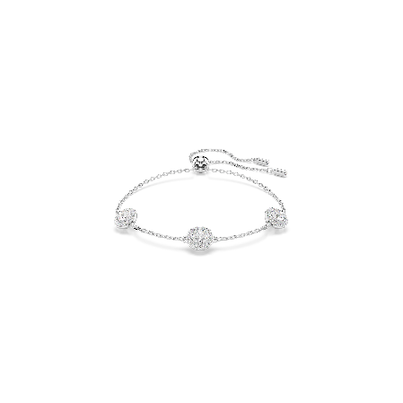 Resim Una Angelic Bileklik, Yuvarlak kesim, Çift taraflı motifler, Beyaz, Rodyum kaplama