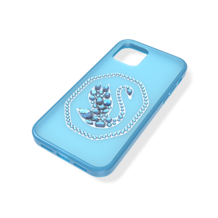 Resim Akıllı Telefon Kılıfı, Kuğu, iPhone® 12/12 Pro, Mavi