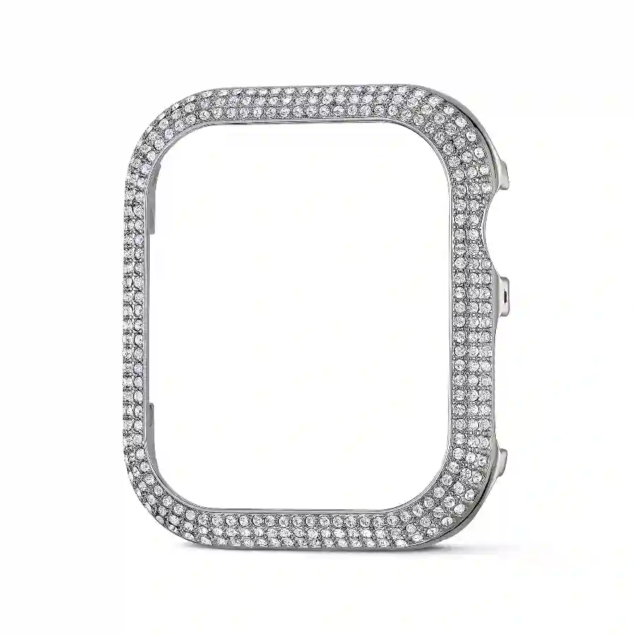 Resim Sparkling Kılıf, Apple Watch® Series 4 ve 5 ile uyumlu, 40 mm, Gümüş Rengi