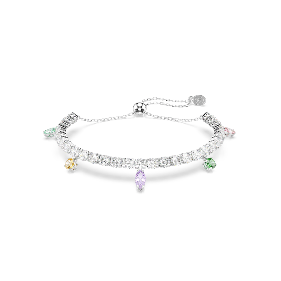 Resim Ariana Grande x Swarovski Tennis bileklik, Karışık kesimler, Çok renkli, Rodyum kaplama