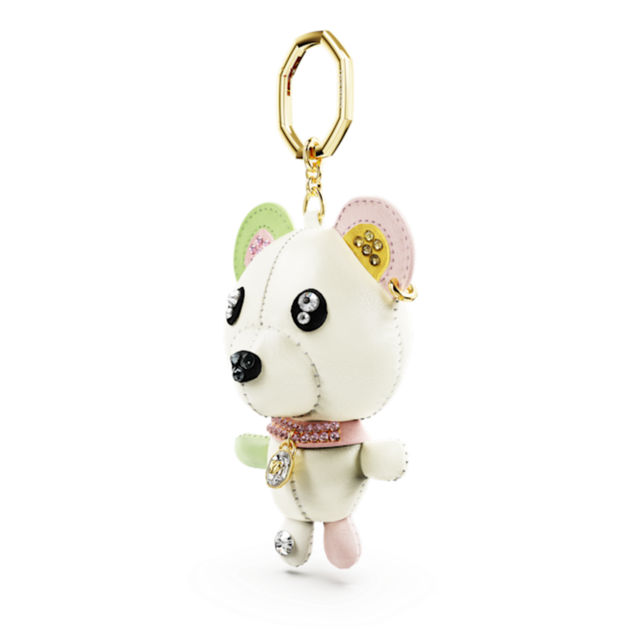 Resim Teddy Çanta Charm'ı, Ayıcık, Çok renkli, Altın rengi kaplama