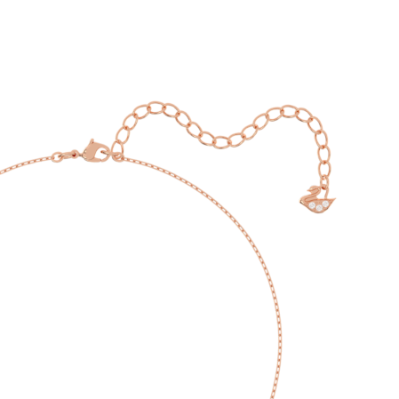 Resim Swarovski Sparkling Dance Set, Karışık kesimler, Yonca, Beyaz, Pembe altın rengi kaplama