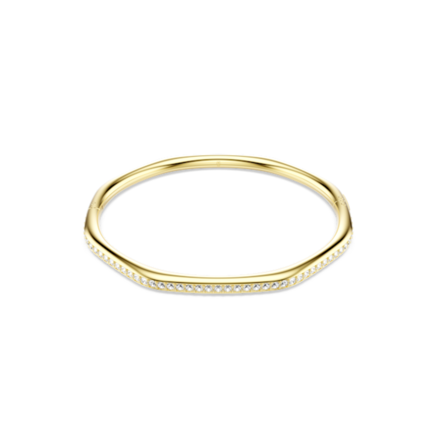 Resim Dextera Bileklik, Sekizgen şekil, Yuvarlak kesim, Beyaz, Altın rengi kaplama