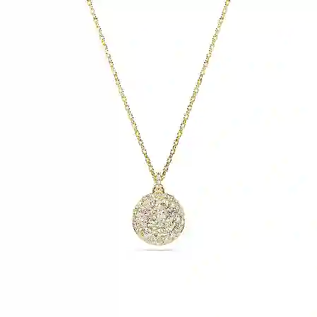 Resim Meteora Katlı Kolye, Beyaz, Altın rengi kaplama