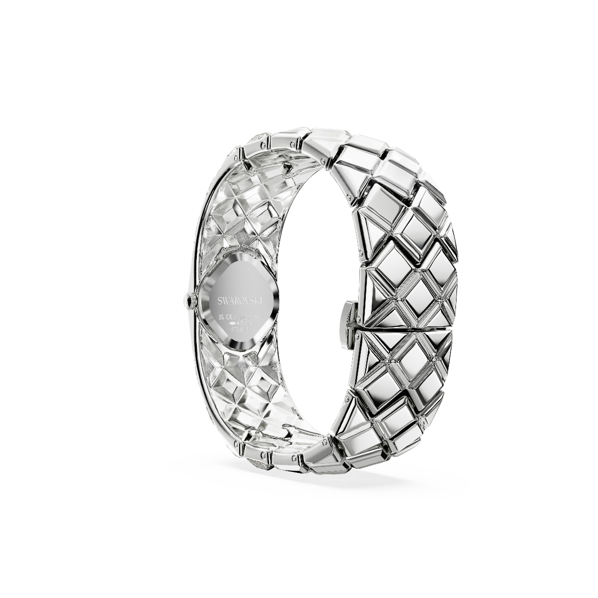 Resim Curiosa Bangle Saat, Kristal bileklik, Gümüş Rengi, Paslanmaz çelik