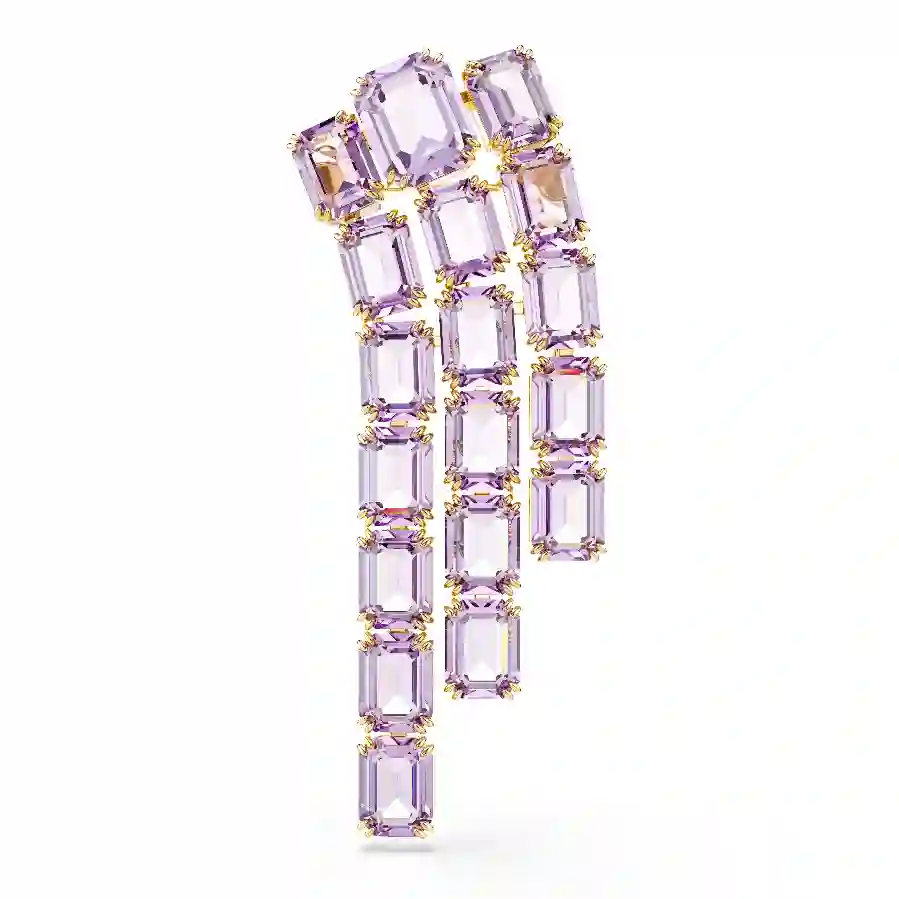 Resim Millenia Broş, Sekizgen kesim, Altın rengi kaplama