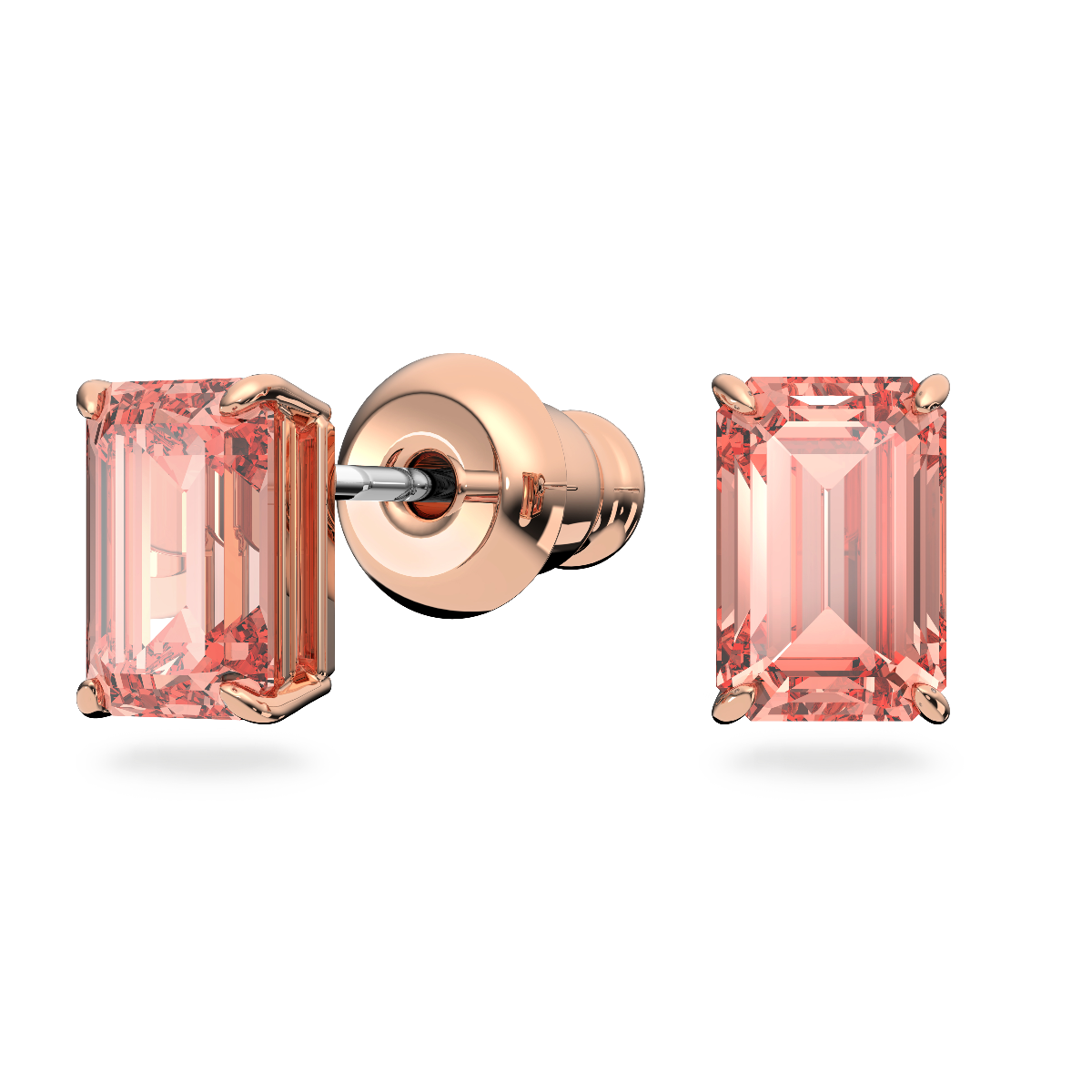 Resim Millenia Set, Sekizgen kesim, Pembe, Pembe altın rengi kaplama