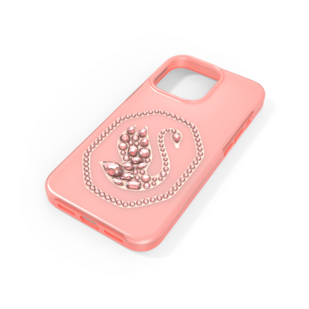 Resim Akıllı Telefon Kılıfı, Kuğu, iPhone® 13, Uçuk pembe