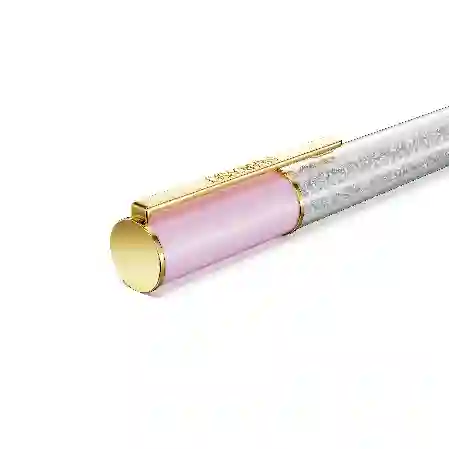 Resim Crystalline Lustre Tükenmez Kalem, Pembe, Altın rengi kaplama