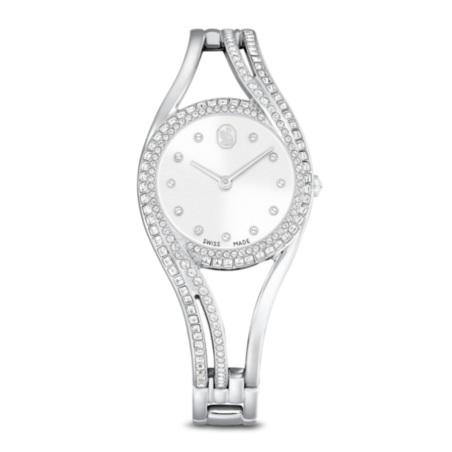 Resim Hyperbola Halka bileklik saat, İsviçre Üretimi, Gümüş rengi, Paslanmaz çelik