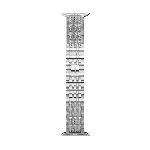 Resim Sparkling Prenses kordon, Apple Watch® 40 mm ve 41 mm ile uyumlu, Gümüş Rengi, Paslanmaz çelik