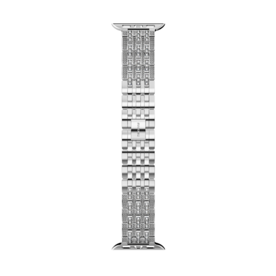 Resim Sparkling Prenses kordon, Apple Watch® 40 mm ve 41 mm ile uyumlu, Gümüş Rengi, Paslanmaz çelik