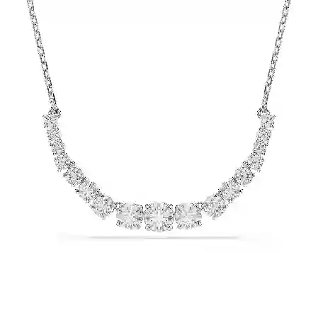 Resim Matrix Kolye, Yuvarlak kesimlerin renk geçişleri, Beyaz, Rodyum kaplama