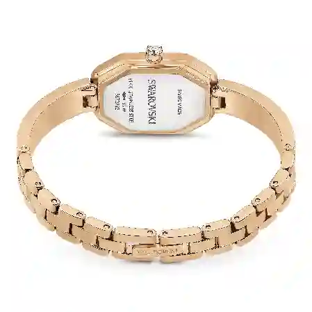 Resim Dextera Bangle Saat, İsviçre Üretimi, Metal bileklik, Rose Altın tonu, Pembe altın rengi yüzey