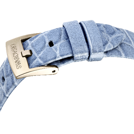 Resim Imber Saat, İsviçre Üretimi, Deri kayış, Mavi, Şampanya altın rengi yüzey