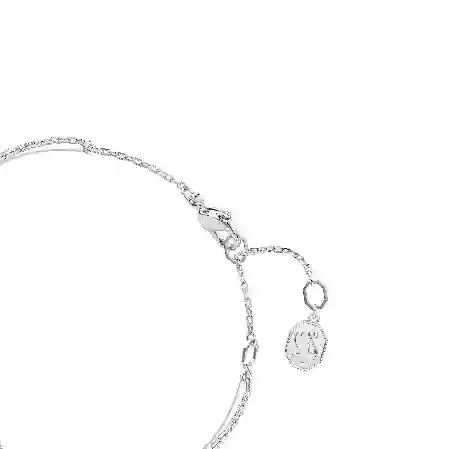 Resim Hyperbola Bileklik, Infinity, Beyaz, Rodyum kaplama