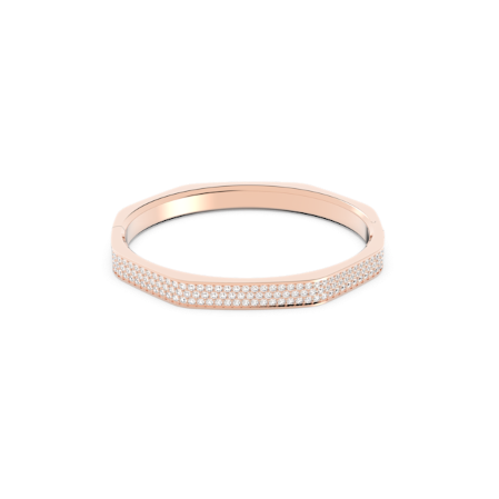 Resim Dextera Bileklik, Sekizgen şekil, Beyaz, Pembe altın rengi kaplama