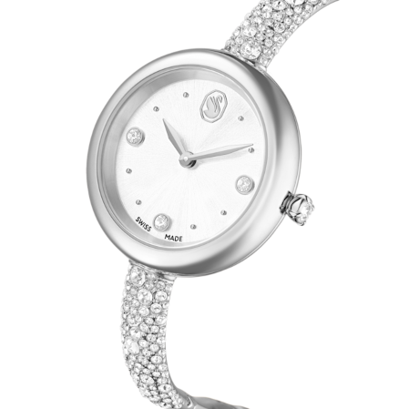 Resim Sublima bangle Saat, İsviçre Üretimi, Metal bileklik, Gümüş Rengi, Paslanmaz çelik