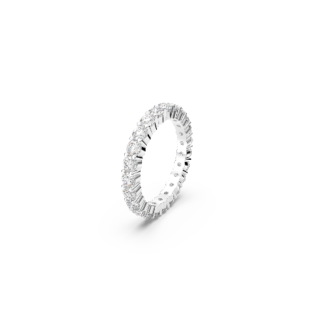 Resim Vittore XL ring, Round cut, White, Rhodium plated