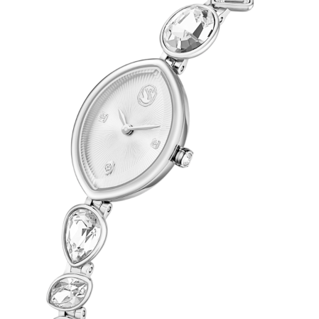 Resim Gema Saat, Kristal bileklik, Gümüş Rengi, Paslanmaz çelik