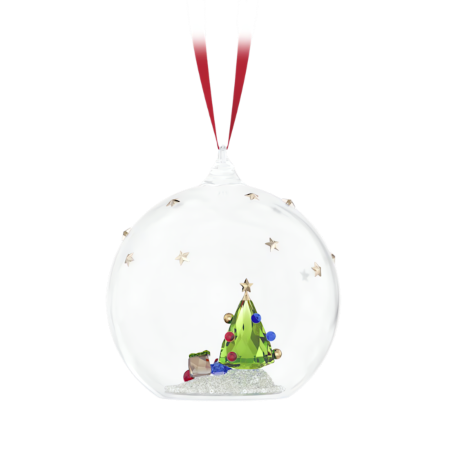 Resim Holiday Cheers Ağaç ve Hediyeler Top Süs