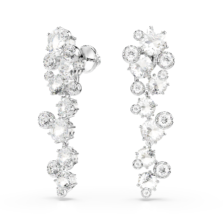 Resim Constella damla küpeler, Karışık kesimler, Beyaz, Rodyum kaplama