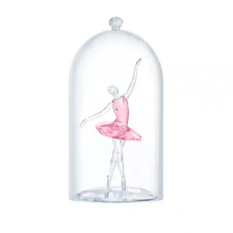 Resim Cam fanus içindeki balerin