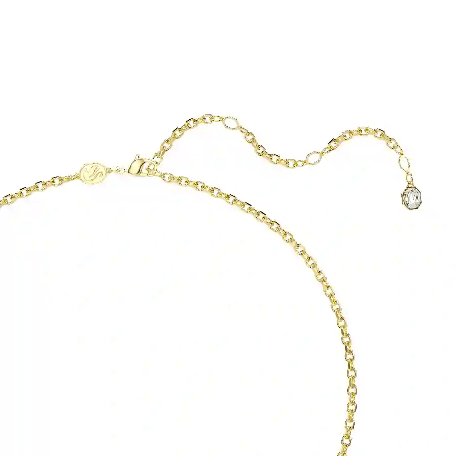 Resim Idyllia Kolye ve broş, Karışık kesimler, Pavé, Çiçek, Çok renkli, Altın rengi kaplama