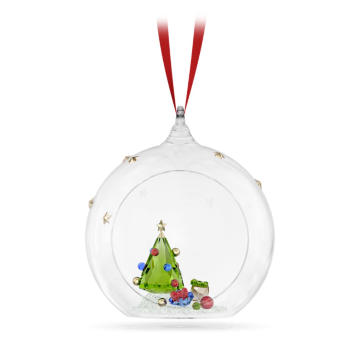 Resim Holiday Cheers Ağaç ve Hediyeler Top Süs