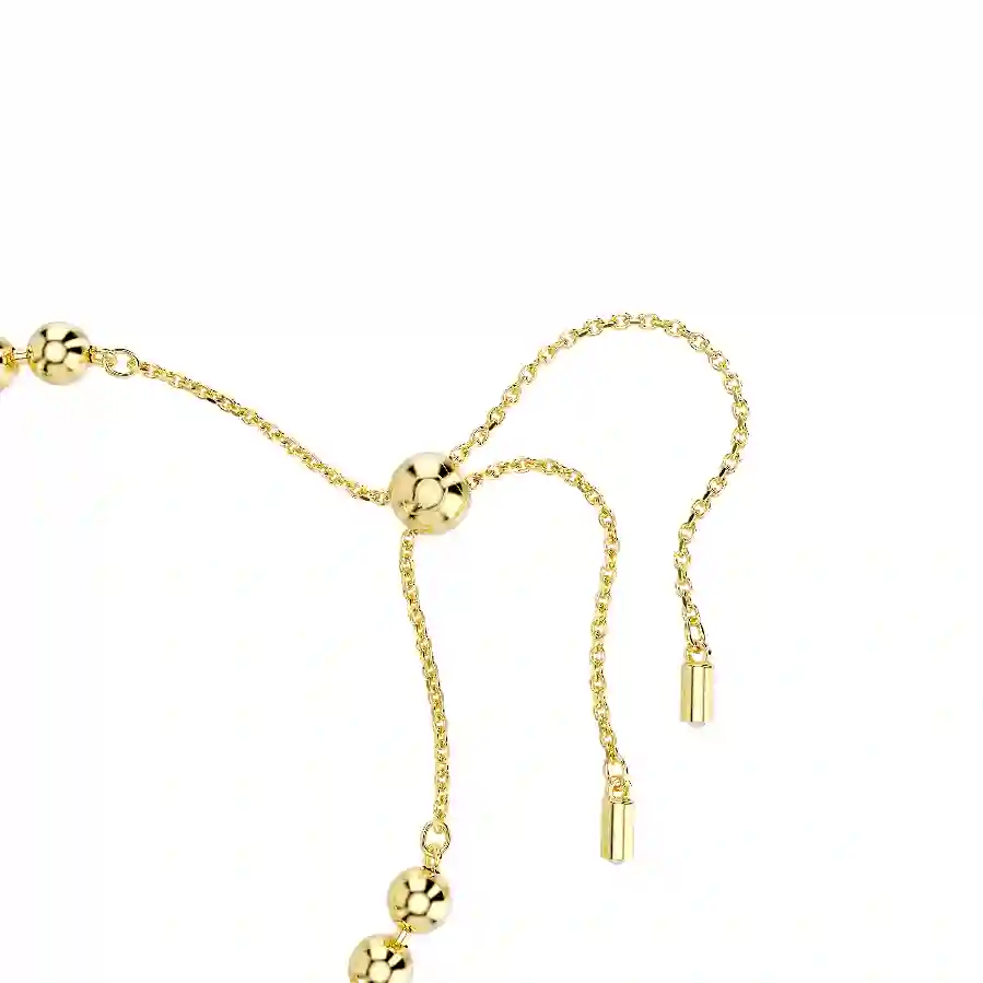 Resim Imber Bileklik, Kristal inci, Kalp kesim, Kalp, Pembe, Altın rengi kaplama