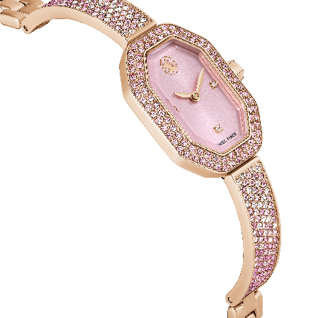 Resim Dextera Halka bileklik saat, İsviçre Üretimi, Pembe, Pembe altın rengi kaplama