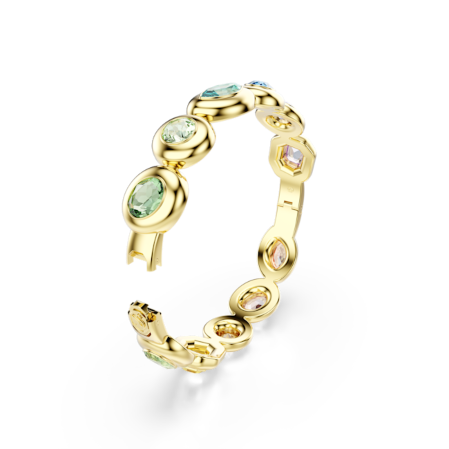 Resim Gema Bileklik, Karışık kesimler, Çok renkli, Altın rengi kaplama