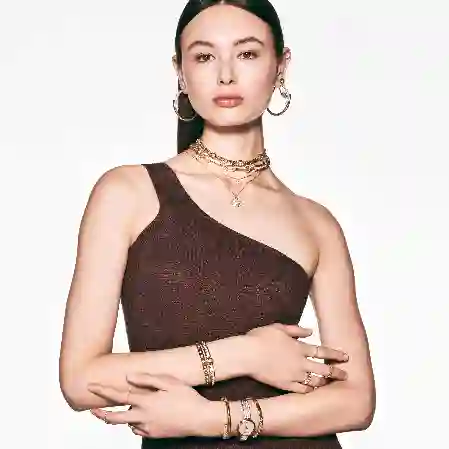 Resim Illumina Saat, İsviçre Üretimi, Metal bileklik, Altın Rengi, Şampanya altın rengi yüzey