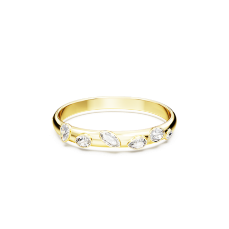 Resim Dextera Bileklik, Karışık kesimler, Beyaz, Altın rengi kaplama