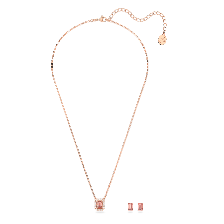 Resim Millenia Set, Sekizgen kesim, Pembe, Pembe altın rengi kaplama