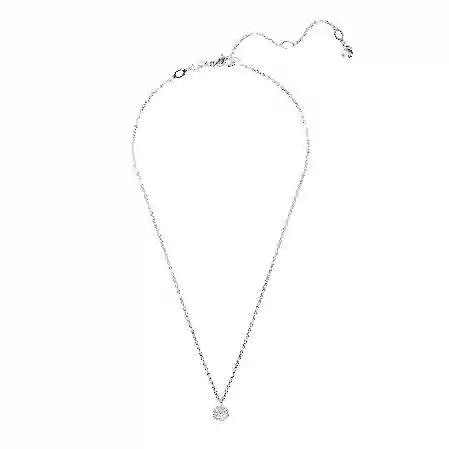 Resim Meteora Katlı Kolye, Beyaz, Rodyum kaplama