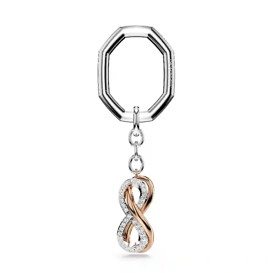 Resim Anahtarlık, Infinity, Beyaz, Karışık metal yüzey