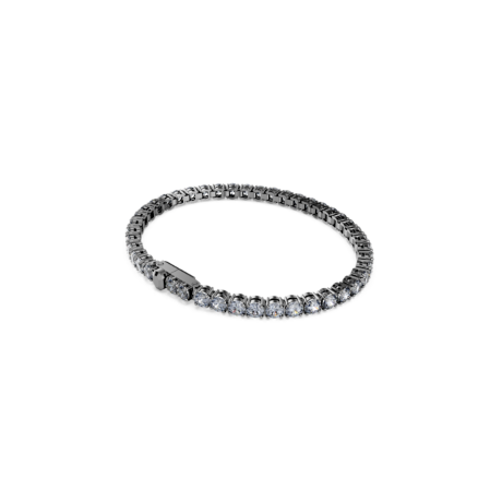 Resim Matrix Tennis Bileklik, Yuvarlak kesim, Gri, Rutenyum kaplama