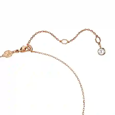 Resim Hyperbola Kolye, Pavé, Infinity, Beyaz, Pembe altın rengi kaplama