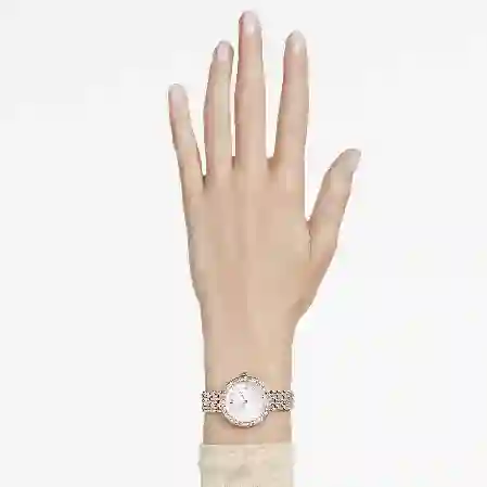 Resim Certa Saat, İsviçre Üretimi, Metal bileklik, Rose Altın tonu, Karışık metal yüzey