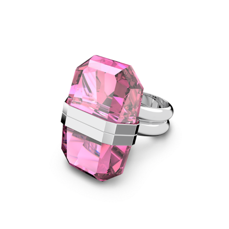 Resim Lucent Yüzük, Mıknatıslı kapama mekanizması, Pembe, Rodyum kaplama