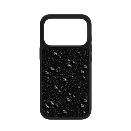Resim High Akıllı Telefon Kılıfı, Flat Back kristaller, iPhone® 17 Pro, Siyah