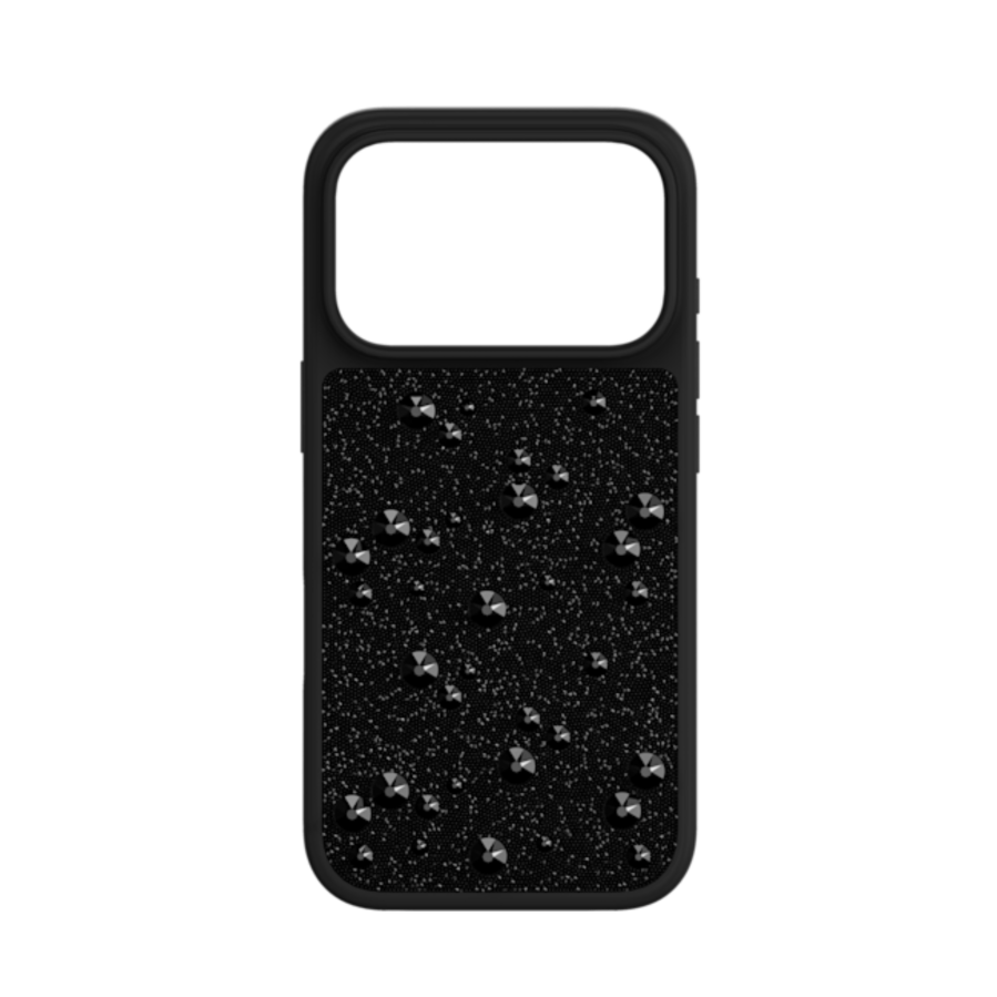 Resim High Akıllı Telefon Kılıfı, Flat Back kristaller, iPhone® 17 Pro, Siyah