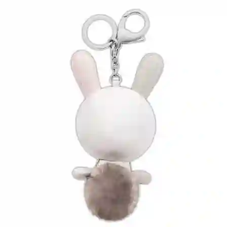 Resim Mathilde Çanta Charm'ı, Tavşan, Gri, Paslanmaz çelik