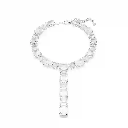 Resim Millenia Kolye, Karışık kesimler, Beyaz, Rodyum kaplama